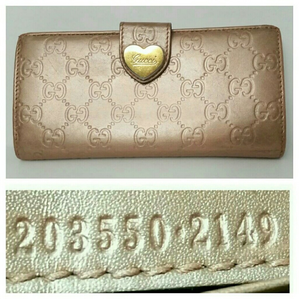 Authentic Gucci Guccissima Long Leather Wallet